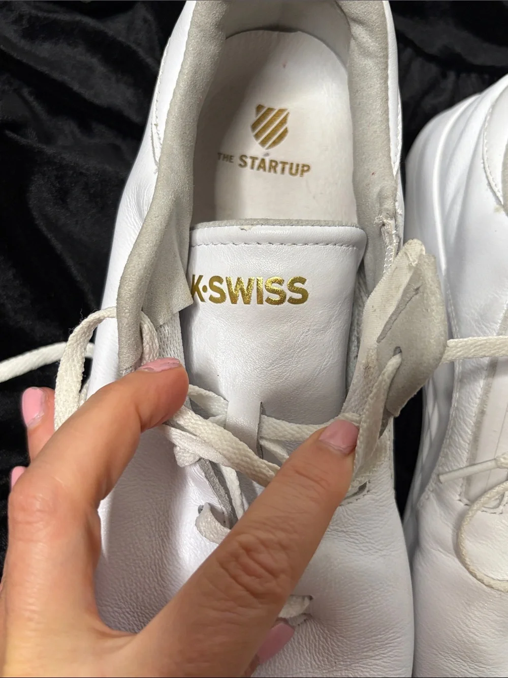 K-Swiss Men’s Icon Startup White Leather Casual Athletic Zipper Sneaker Shoe Z